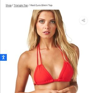 Montce Red Bikini Set